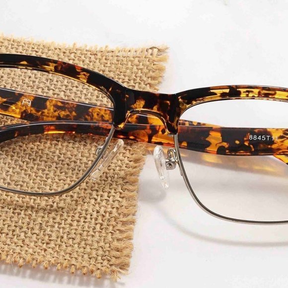 Burnett Browline Tortoiseshell Prescription Glasses - Picture 1 of 5
